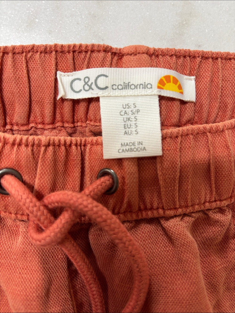 C&C California Cargo Pants in Rust - Picture 2 of 6